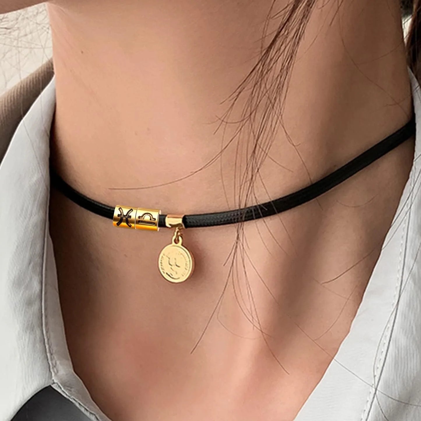 60pcs Zodiac Signs Alloy Constellation Spacer Beads for Bracelet Necklace Jewelry Making