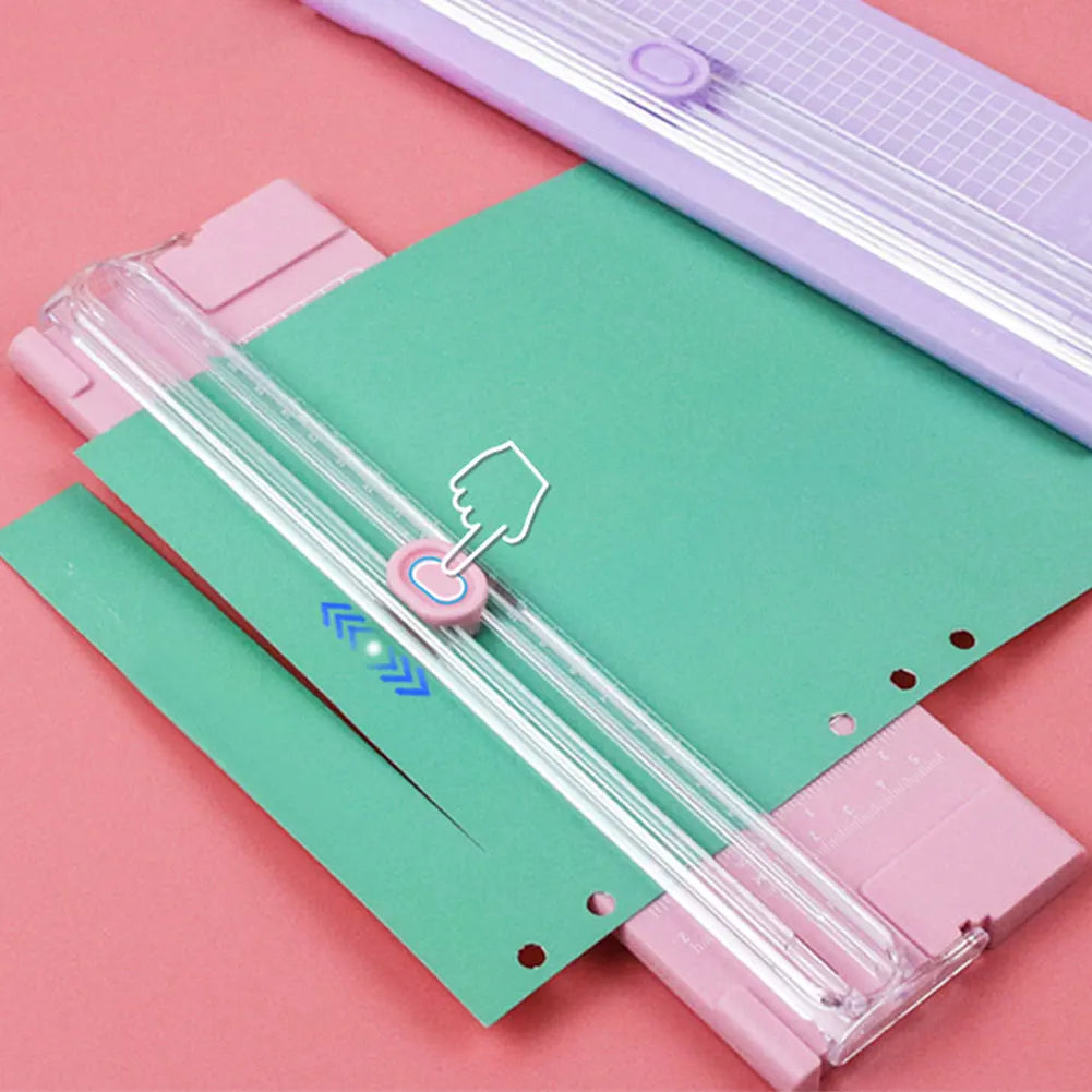 A4 Scrapbook Paper Trimmer with Pull-Out Ruler