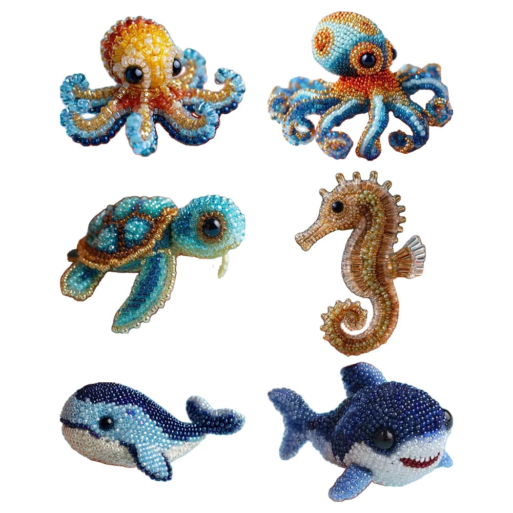 Ocean Animals Beaded for Craft Lovers