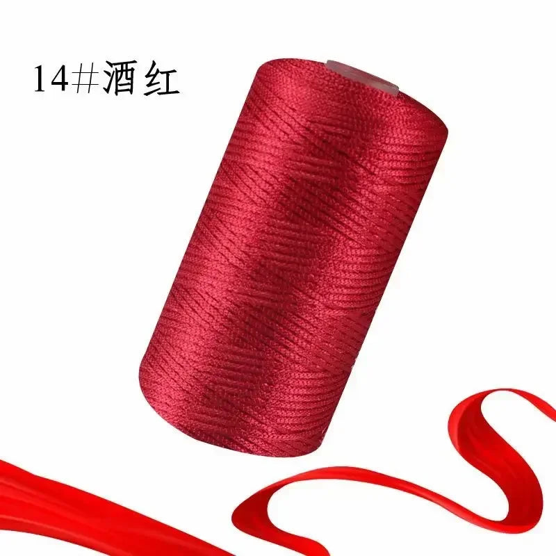 New Summer Crochet Colorful Nylon Yarn 1.5mm/100g  Thin Ice Cotton Thread.