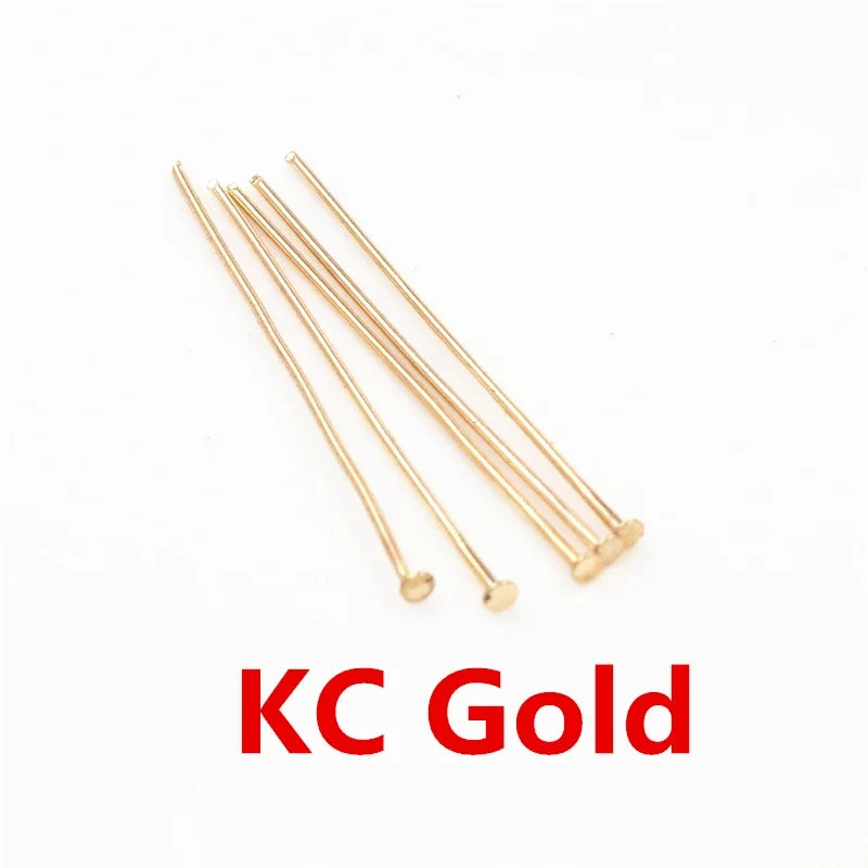200pcs 20-60mm Flat Head Pins for Jewelry Making
