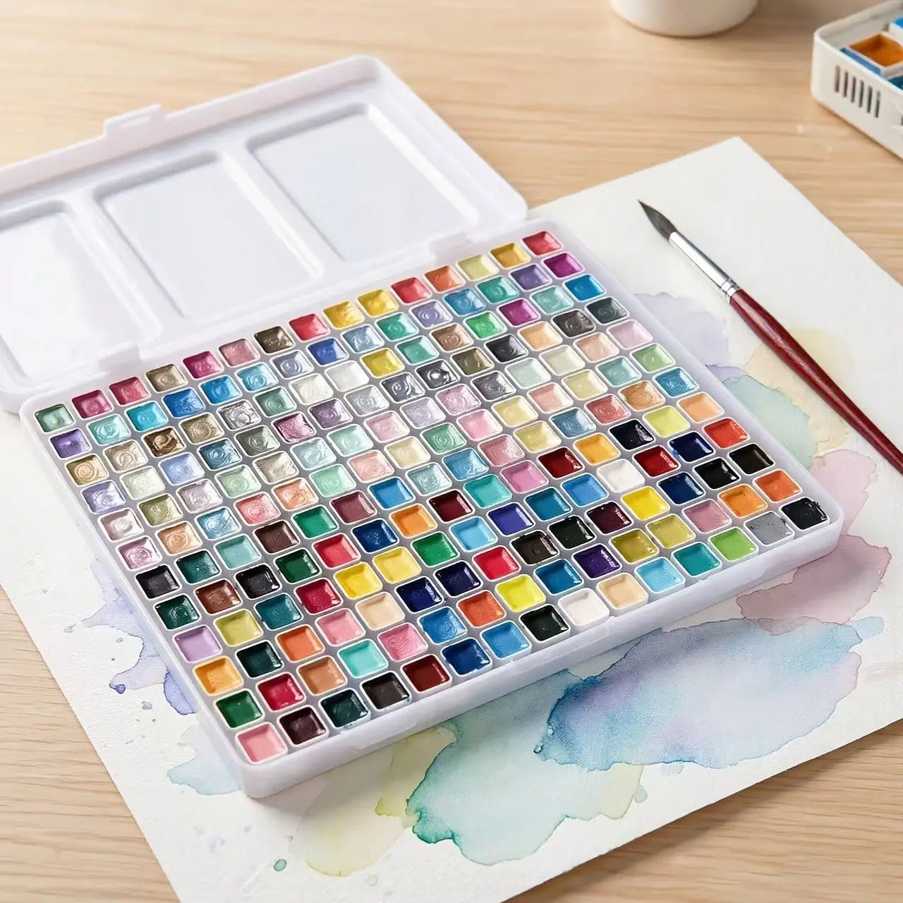 180 Color Shimmer & Pearlescent Watercolor Set