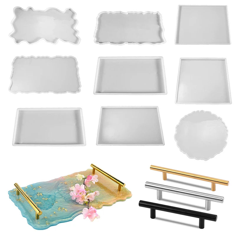 Silicone Resin Mold for Tray, Coaster & Home Decor
