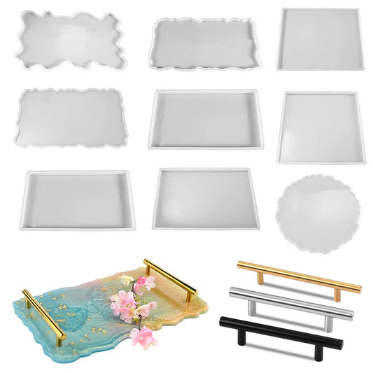 Silicone Resin Mold for Tray, Coaster & Home Decor