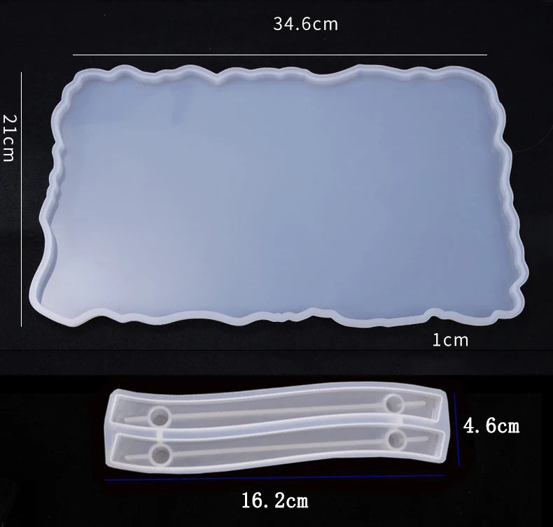 Silicone Resin Mold for Tray, Coaster & Home Decor