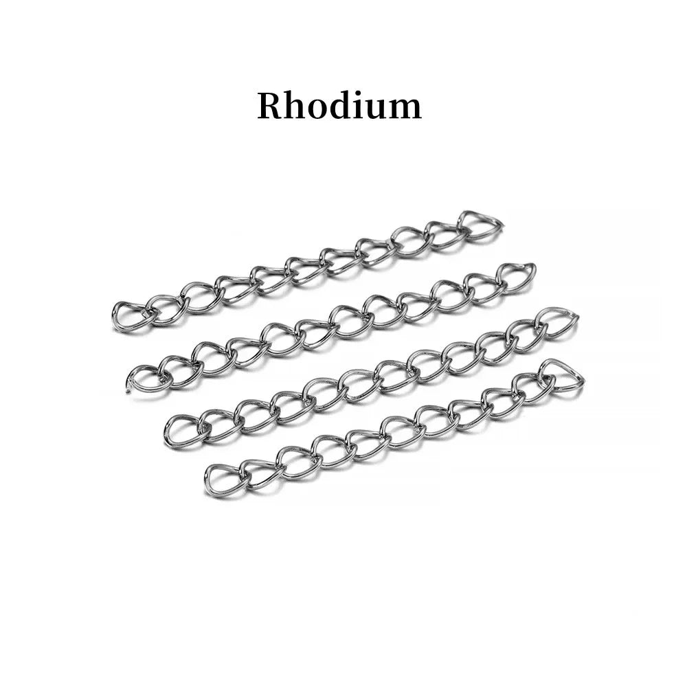 50-100pcs Necklace Extension Chain  50mm 70mm