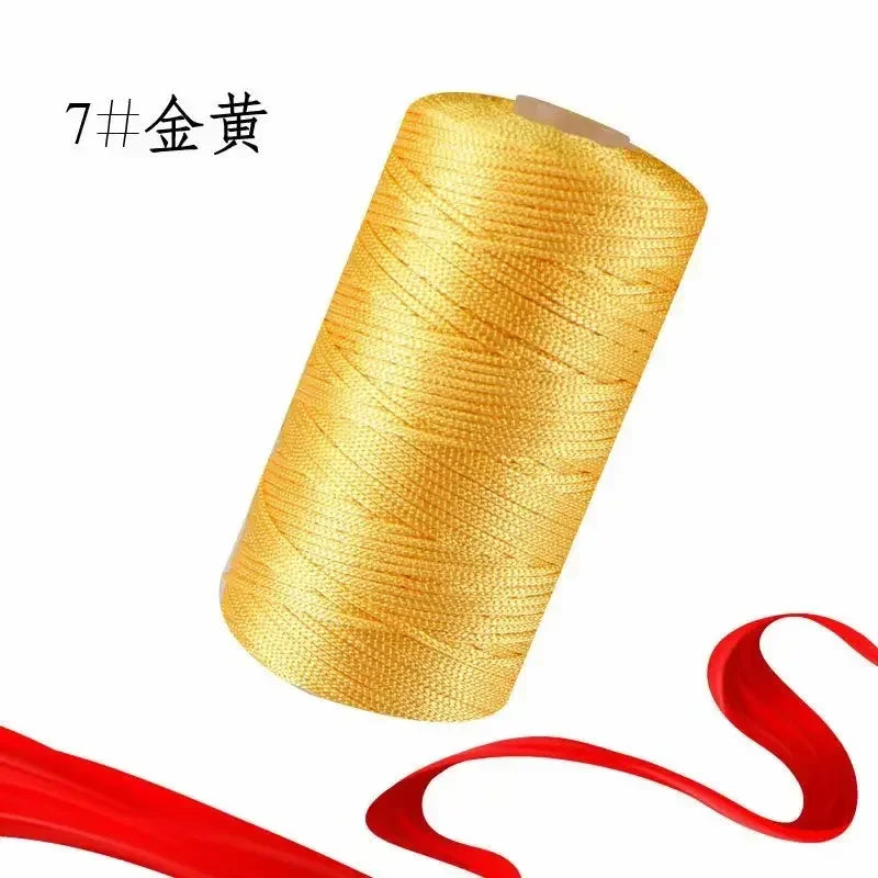 New Summer Crochet Colorful Nylon Yarn 1.5mm/100g  Thin Ice Cotton Thread.