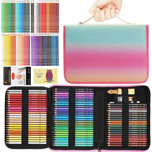 72-Color Artist Pencil Set for Coloring and Drawing