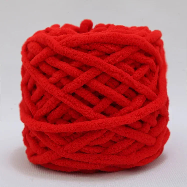 100g/ball Chenille Knitting, Soft Ice Strip Line Cotton Yarn