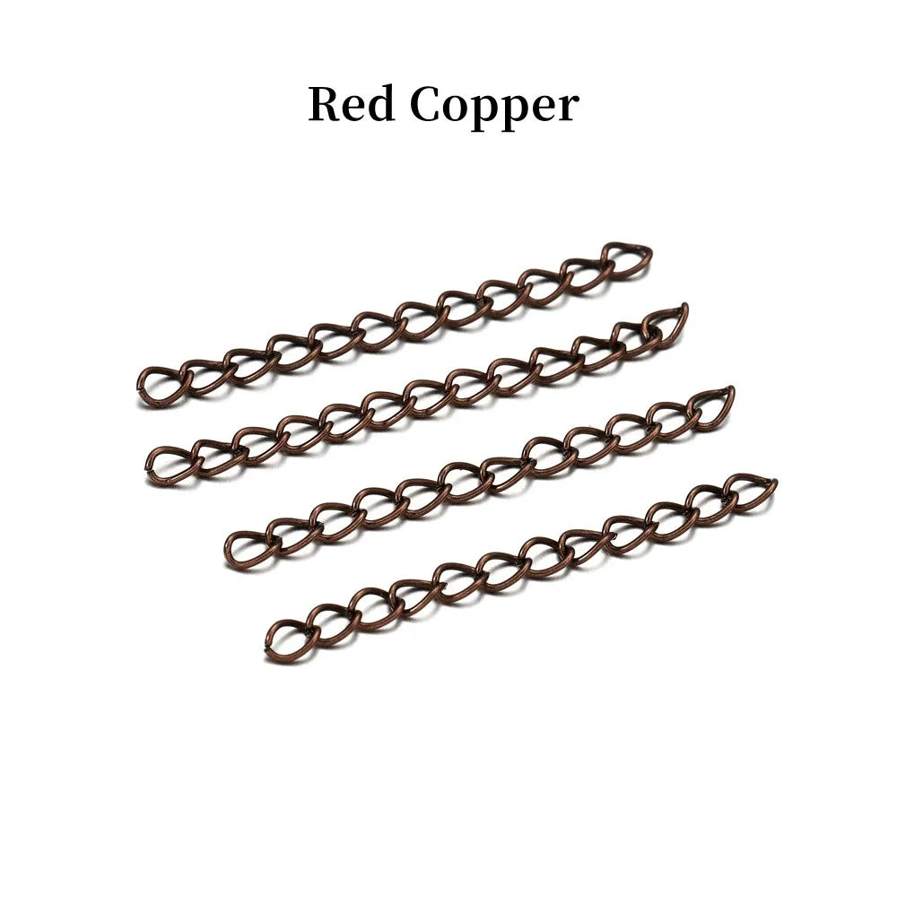50-100pcs Necklace Extension Chain  50mm 70mm