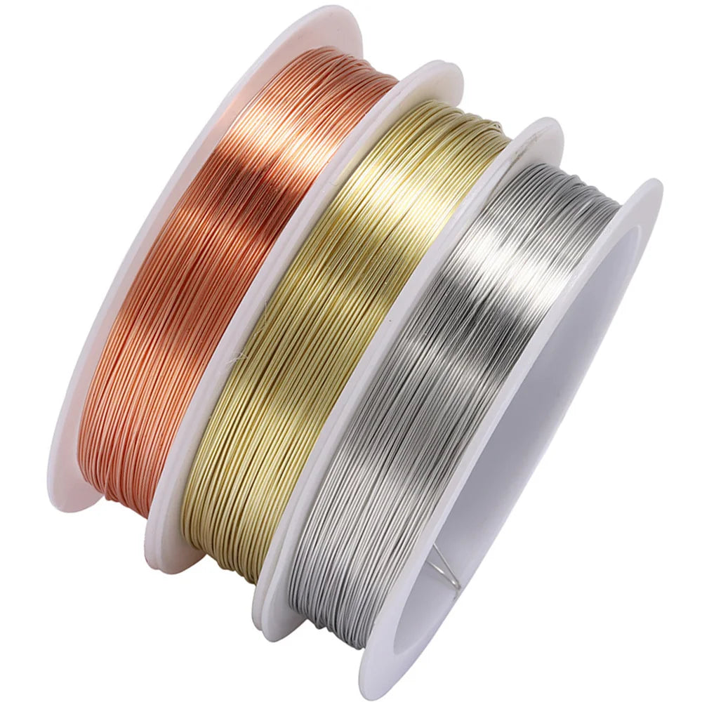 Roll Sturdy Copper Beading Wire 0.2mm to1mm