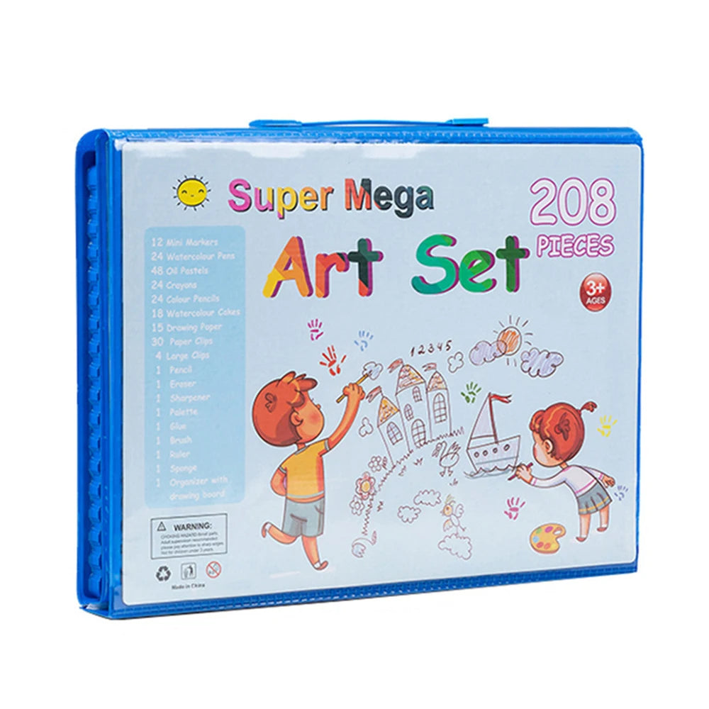 208 Pcs Set Watercolor Pen Set, For Paintings, Including other pens  for Sketching Artistic