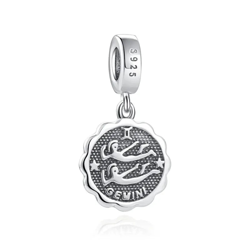 DIY Zodiac Charms are Plated 925 Joyería Femenina: