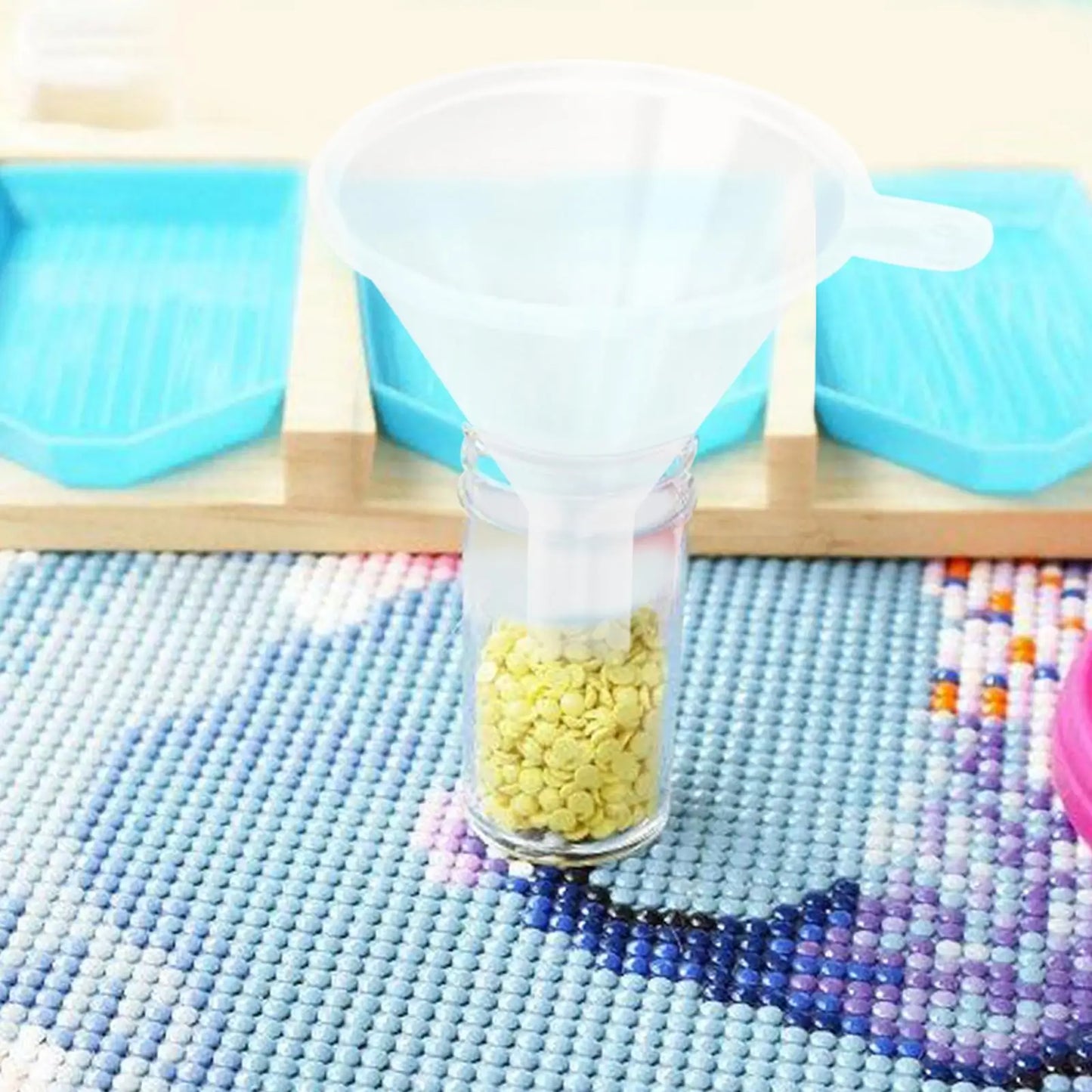 Diamond Painting Funnel Bead Container Tool Kit
