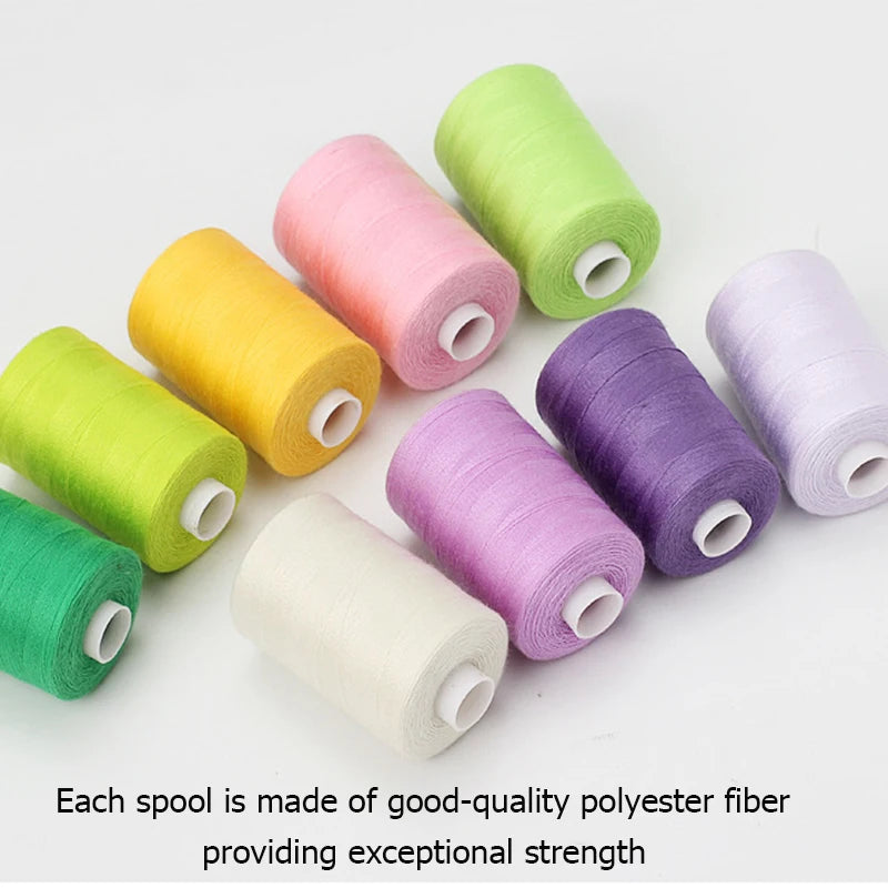 42 Colors All Purpose Assorted Spool Threads,1000 Yds Polyester,30wt.