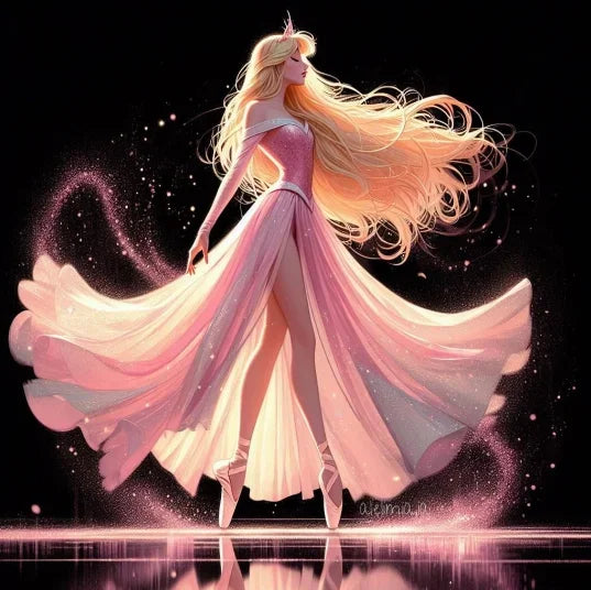 AB 5D Fairy dust 2025 Ballerina Princess Diamond Painting.