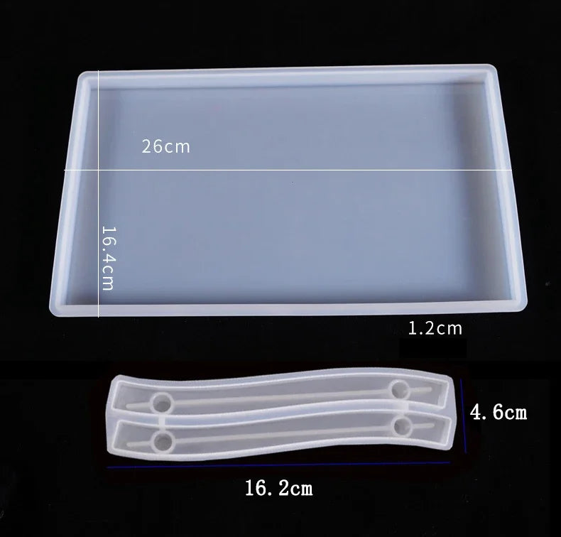 Silicone Resin Mold for Tray, Coaster & Home Decor