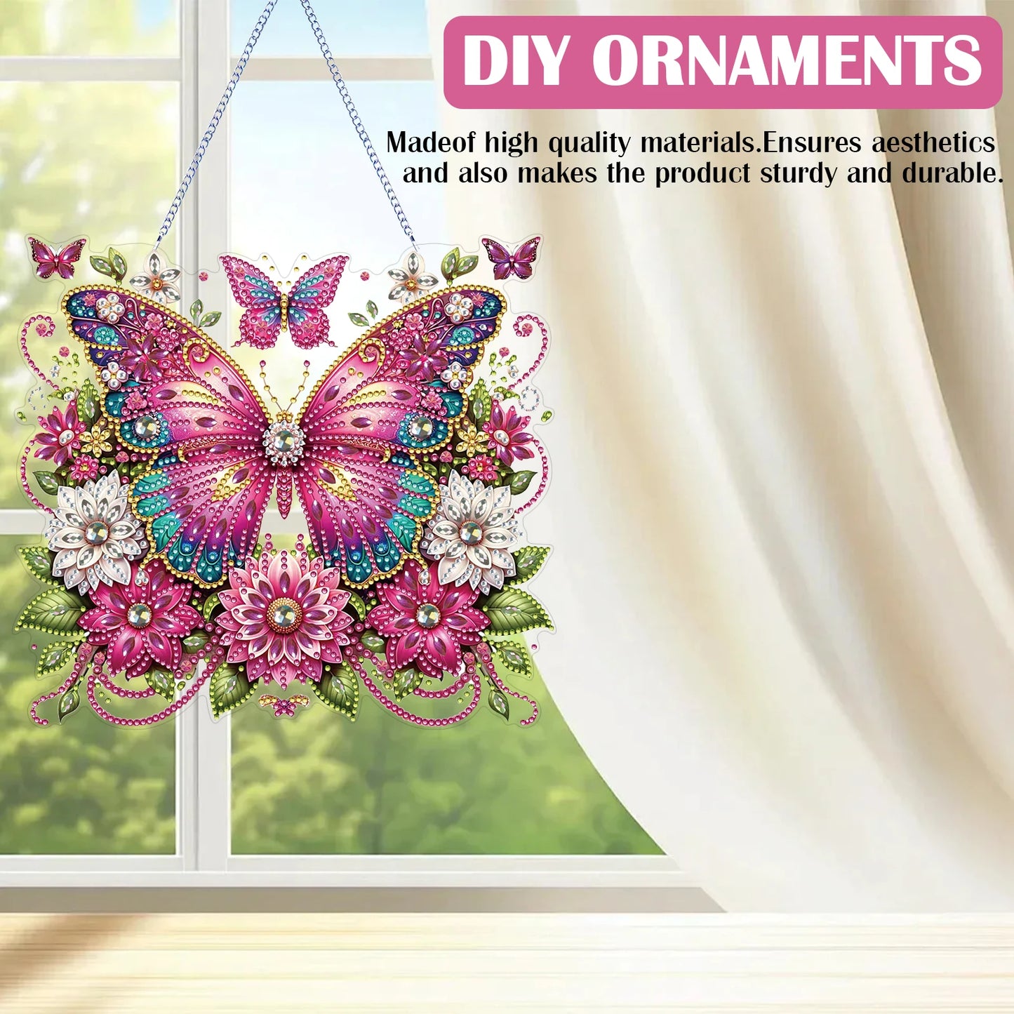 Easter Egg Diamond Painting Light DIY Pendant Kit