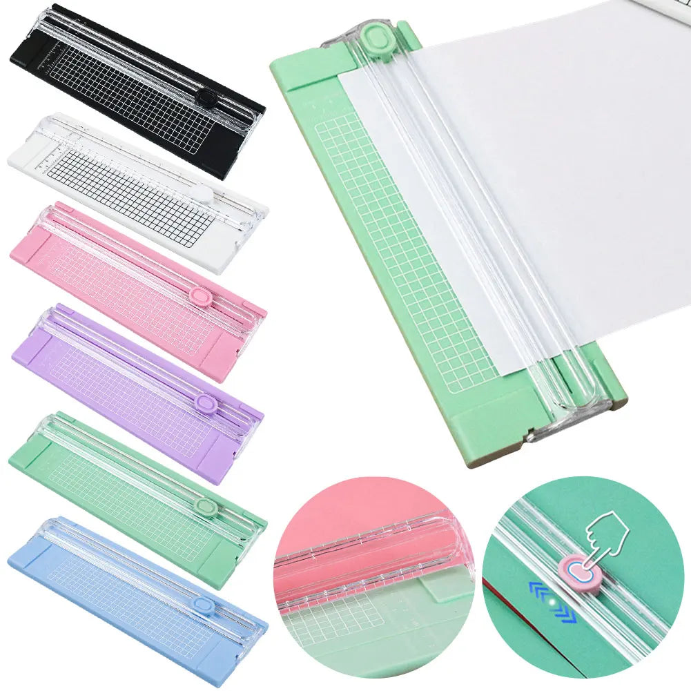 A4 Scrapbook Paper Trimmer with Pull-Out Ruler