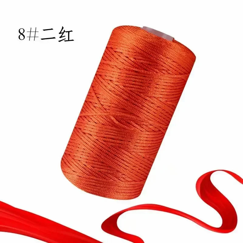 New Summer Crochet Colorful Nylon Yarn 1.5mm/100g  Thin Ice Cotton Thread.