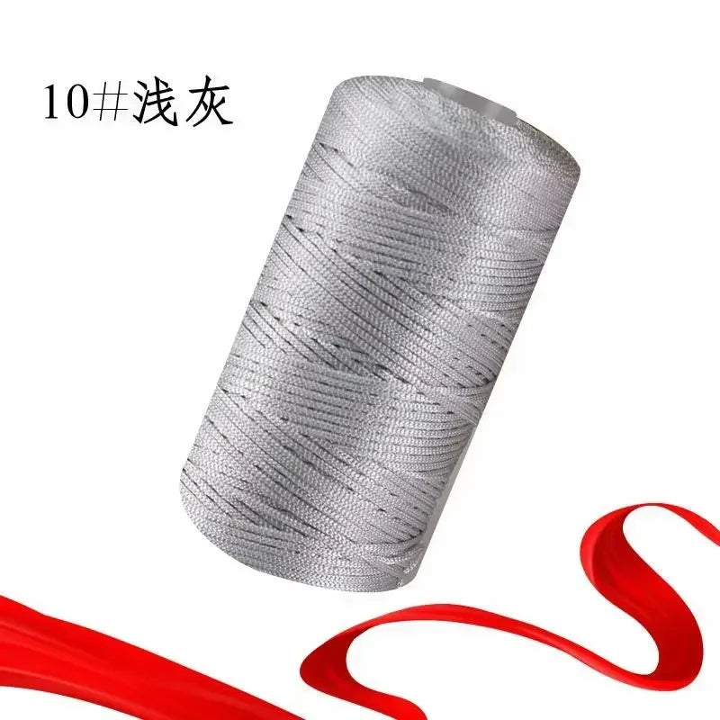 New Summer Crochet Colorful Nylon Yarn 1.5mm/100g  Thin Ice Cotton Thread.