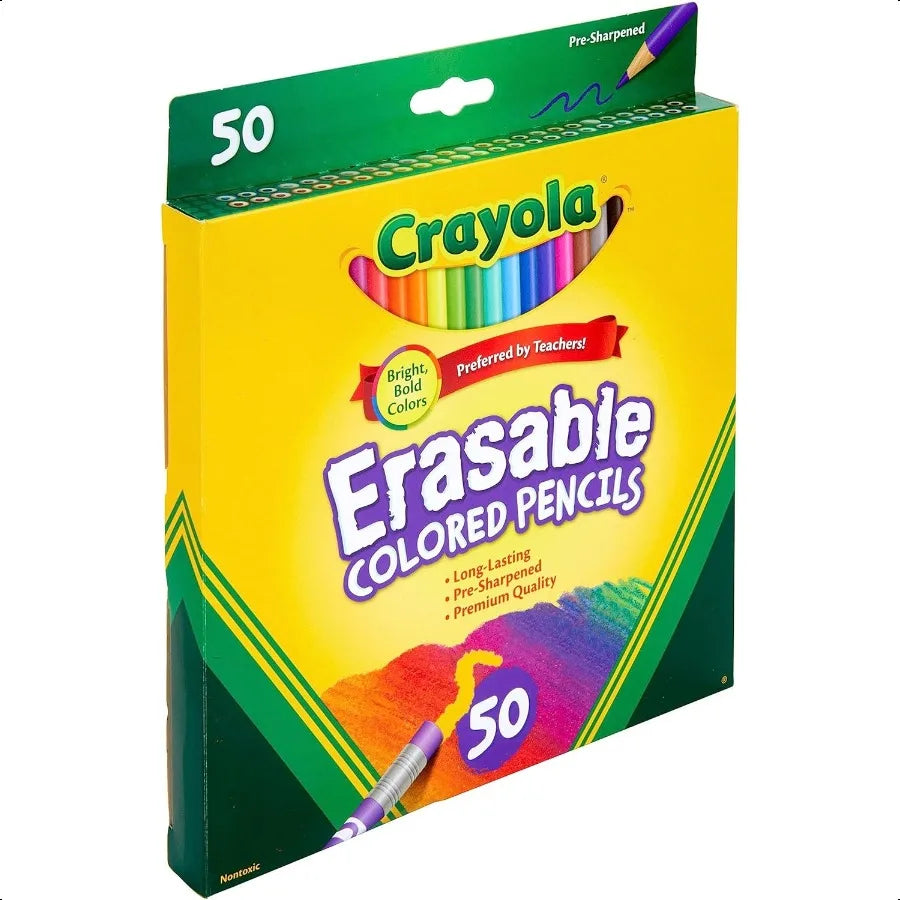 Erasable Colored Pencils 50ct Set