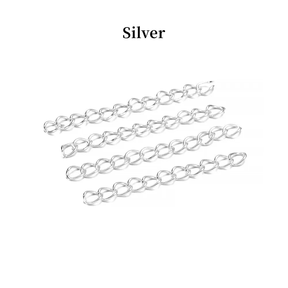 50-100pcs Necklace Extension Chain  50mm 70mm
