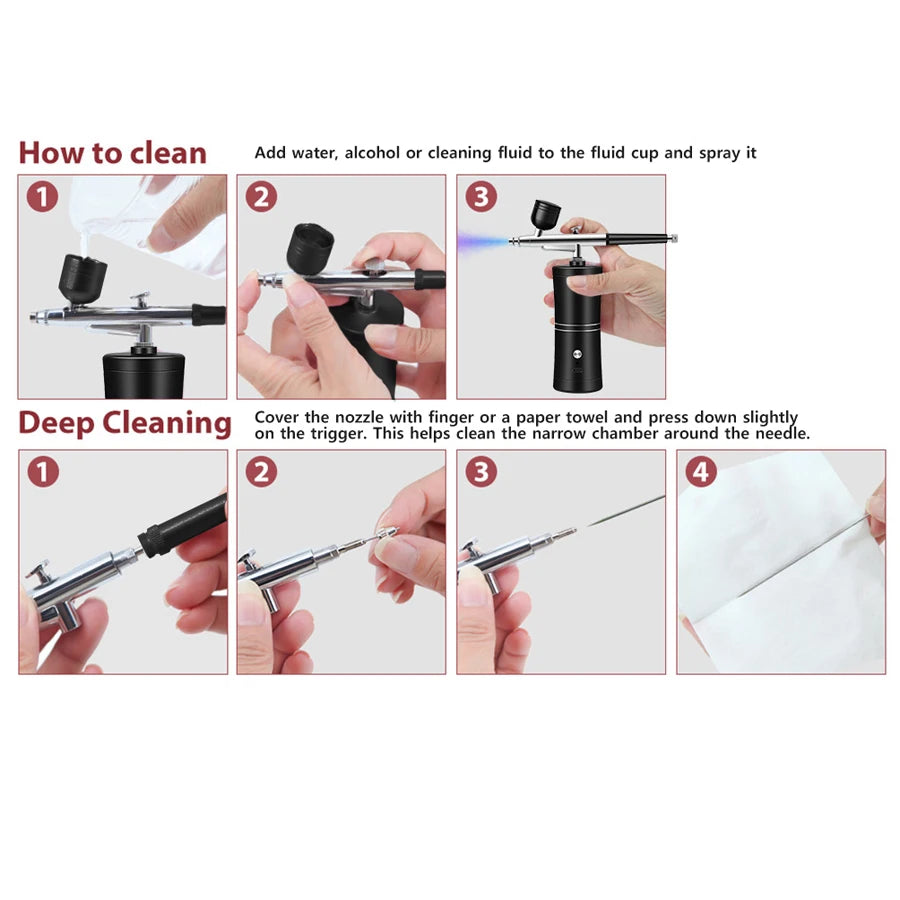 Portable Airbrush Compressor for Beauty & Art
