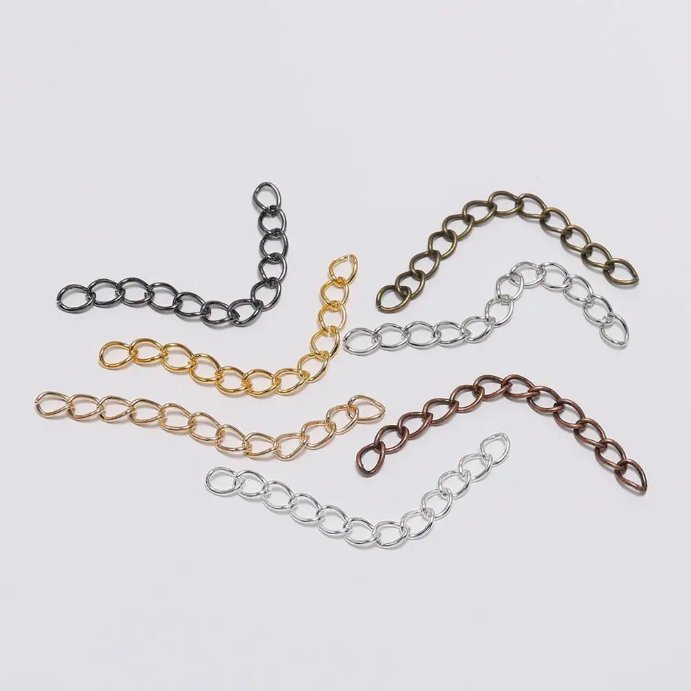 50-100pcs Necklace Extension Chain  50mm 70mm