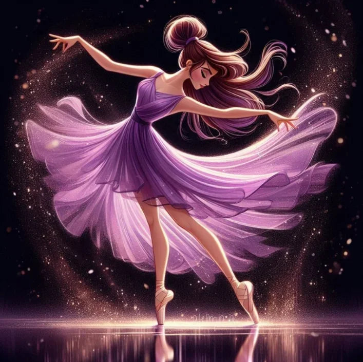 AB 5D Fairy dust 2025 Ballerina Princess Diamond Painting.