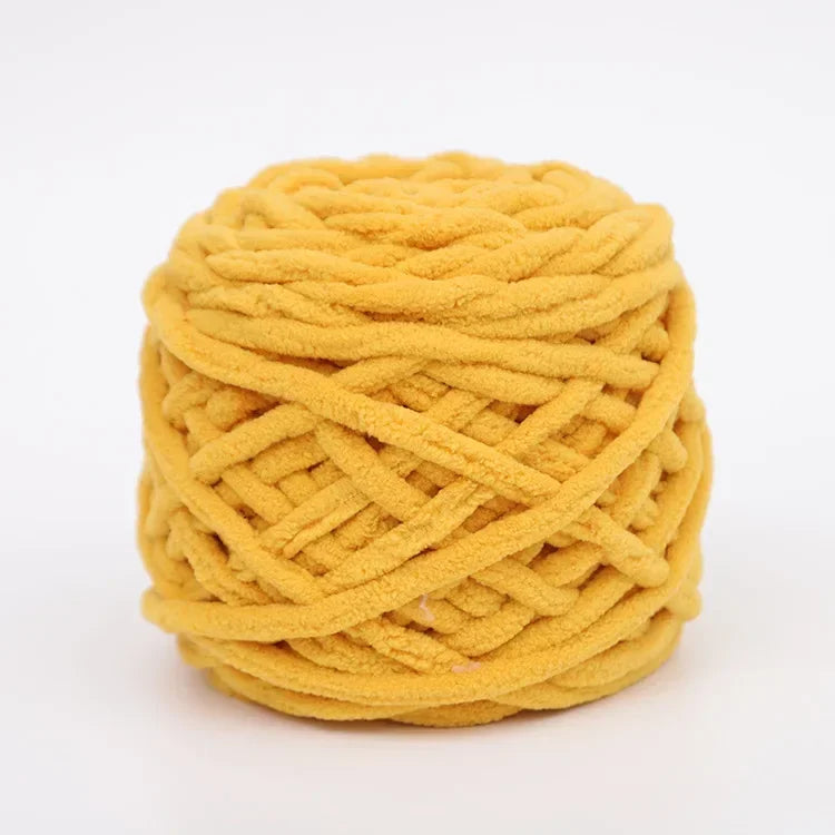 100g/ball Chenille Knitting, Soft Ice Strip Line Cotton Yarn