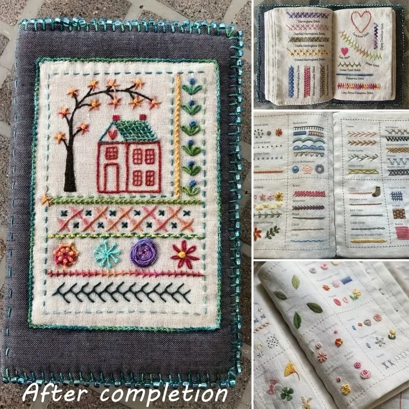 Embroidery Practice Kit with Stitch Tutorial