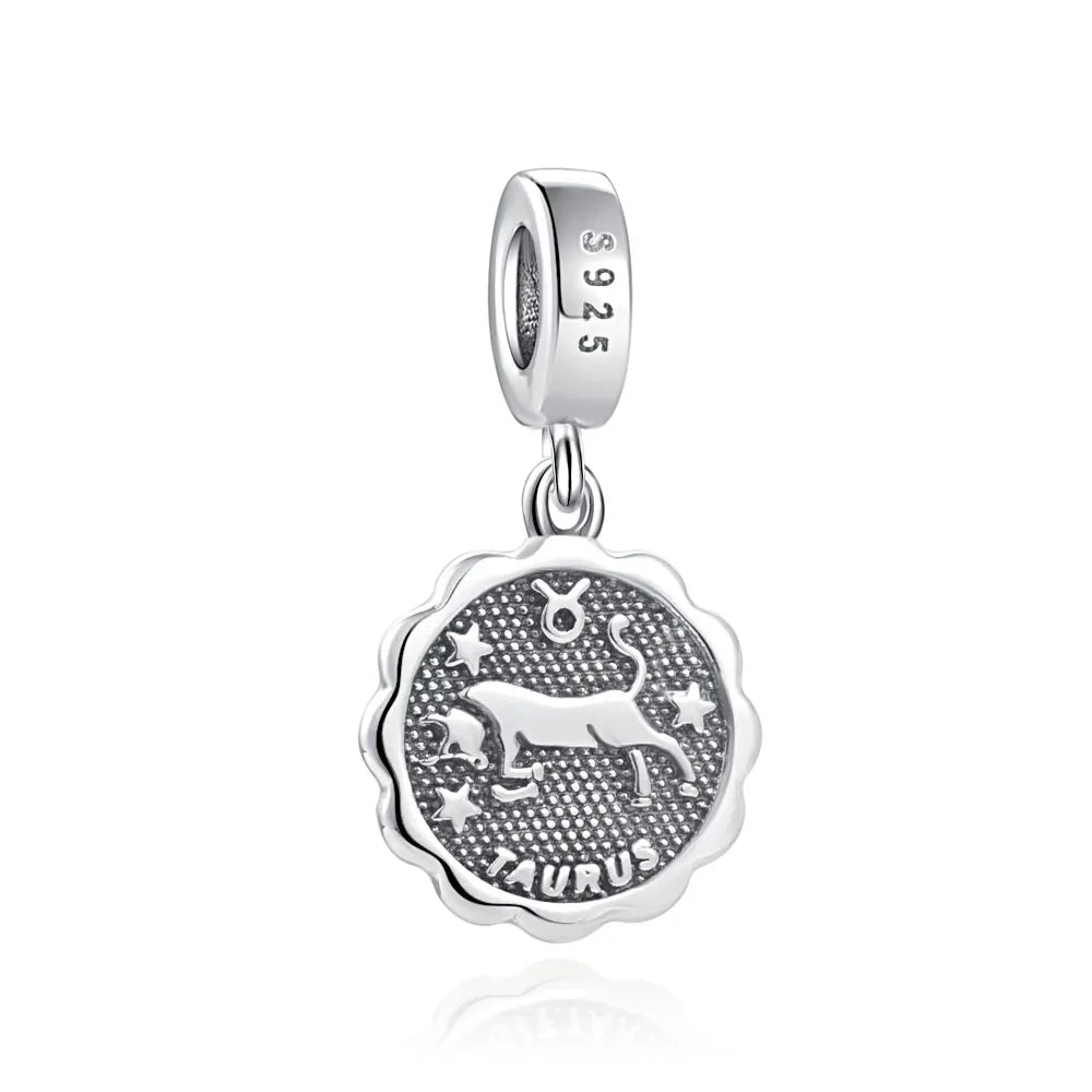 DIY Zodiac Charms are Plated 925 Joyería Femenina: