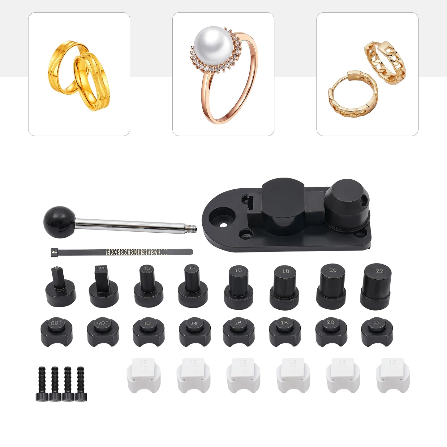 6-Size Ring Bending Tool DIY for Making  Jewelry