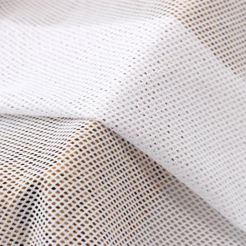 155x45/500cm 2x2 Low-stretch Mesh Fabric For Clothing Lining, Travel Bag Handbag
