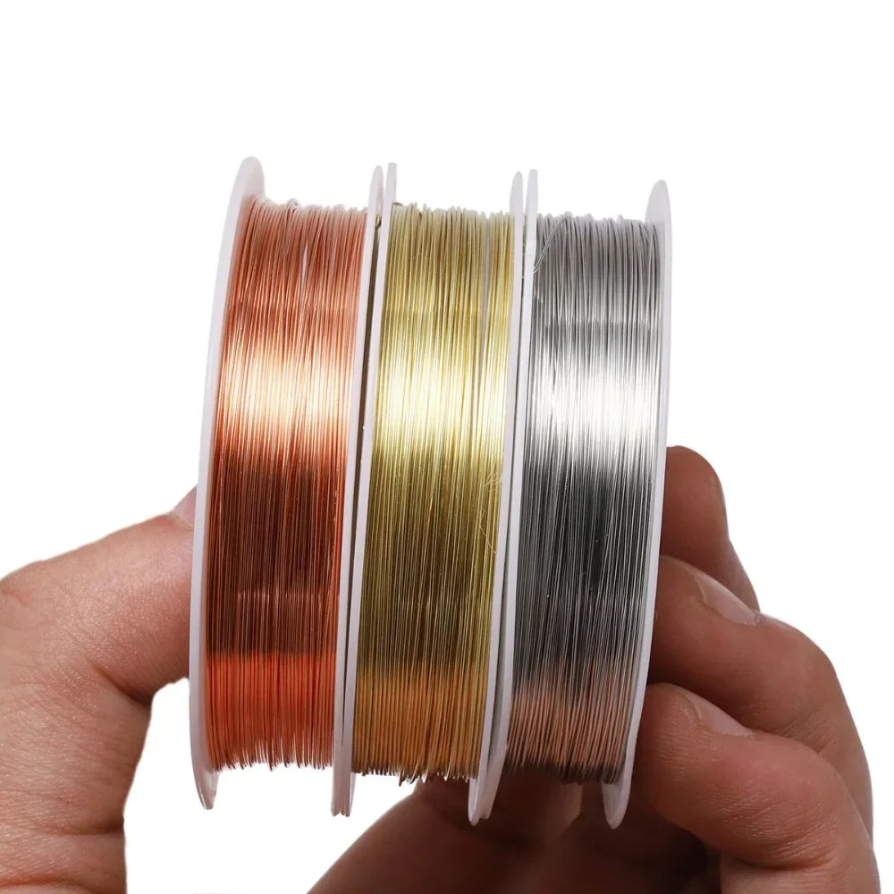 Roll Sturdy Copper Beading Wire 0.2mm to1mm