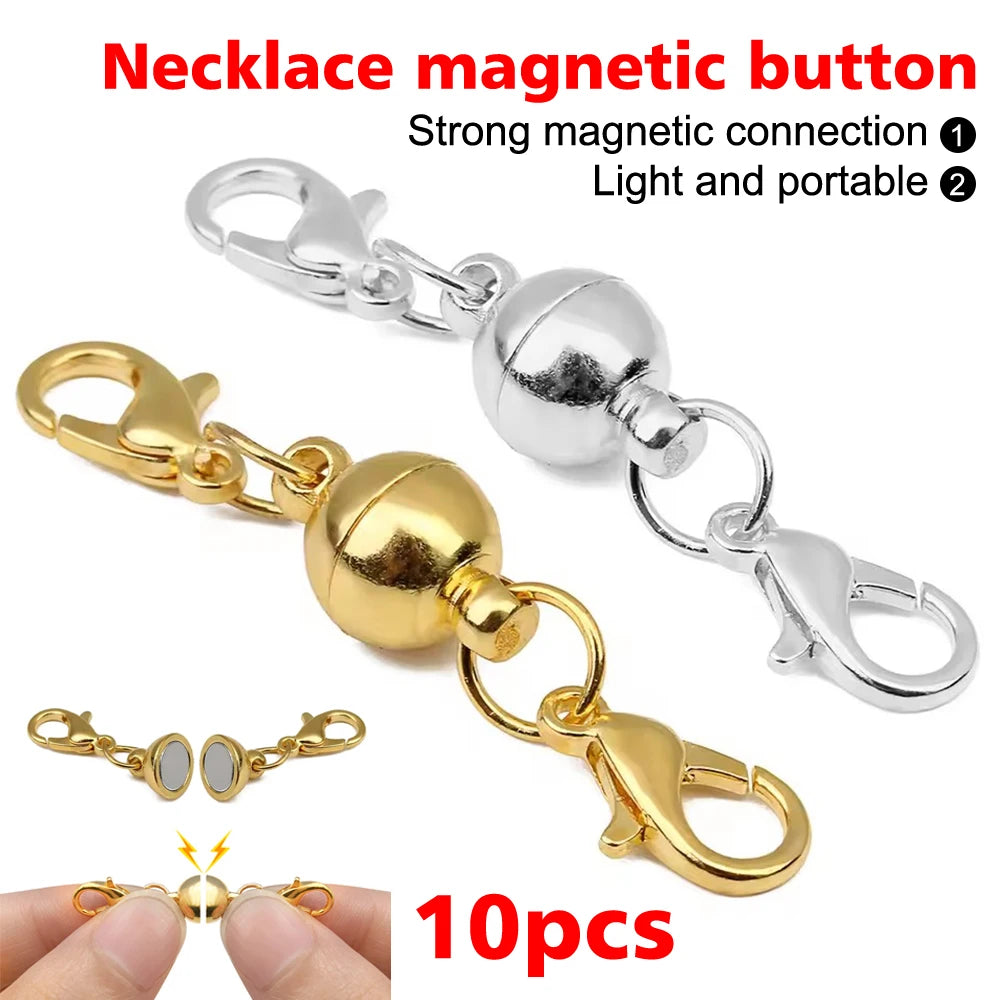 10 Pairs Necklace Magnet Connector