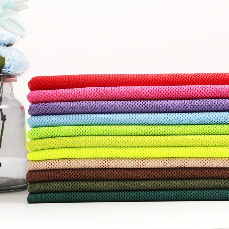 155x45/500cm 2x2 Low-stretch Mesh Fabric For Clothing Lining, Travel Bag Handbag