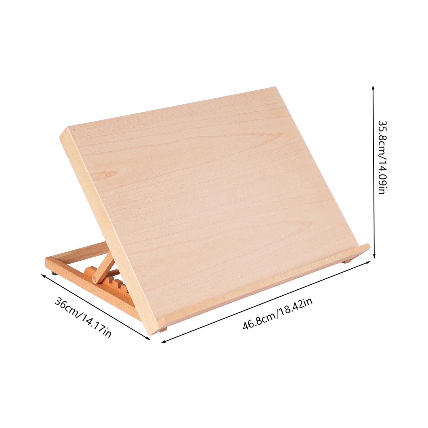 Wooden Angle-Adjustable Sketchpad Frame