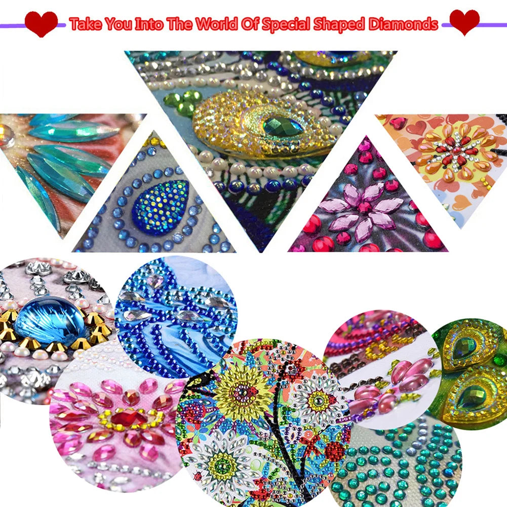 DIY 2D Animal Diamond Painting Desktop Decor Kit