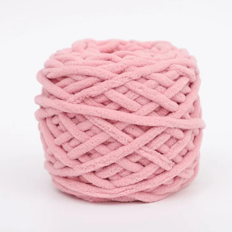 100g/ball Chenille Knitting, Soft Ice Strip Line Cotton Yarn