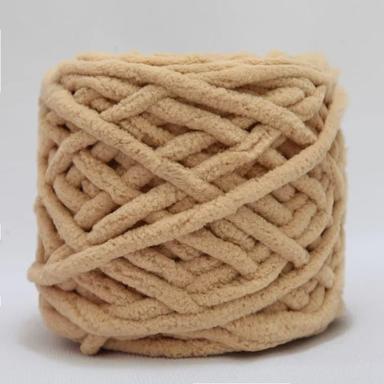 100g/ball Chenille Knitting, Soft Ice Strip Line Cotton Yarn