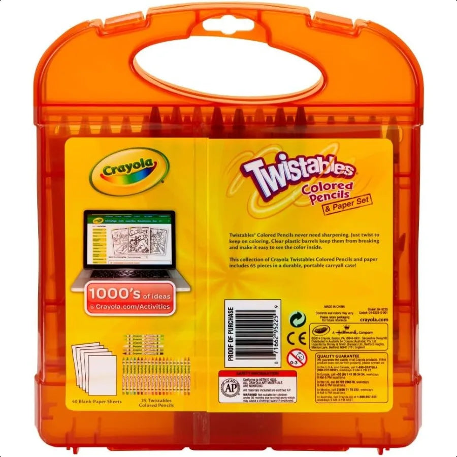 Twistables Colored Pencils Drawing Kit, Portable
