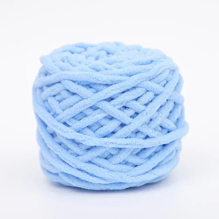 100g/ball Chenille Knitting, Soft Ice Strip Line Cotton Yarn