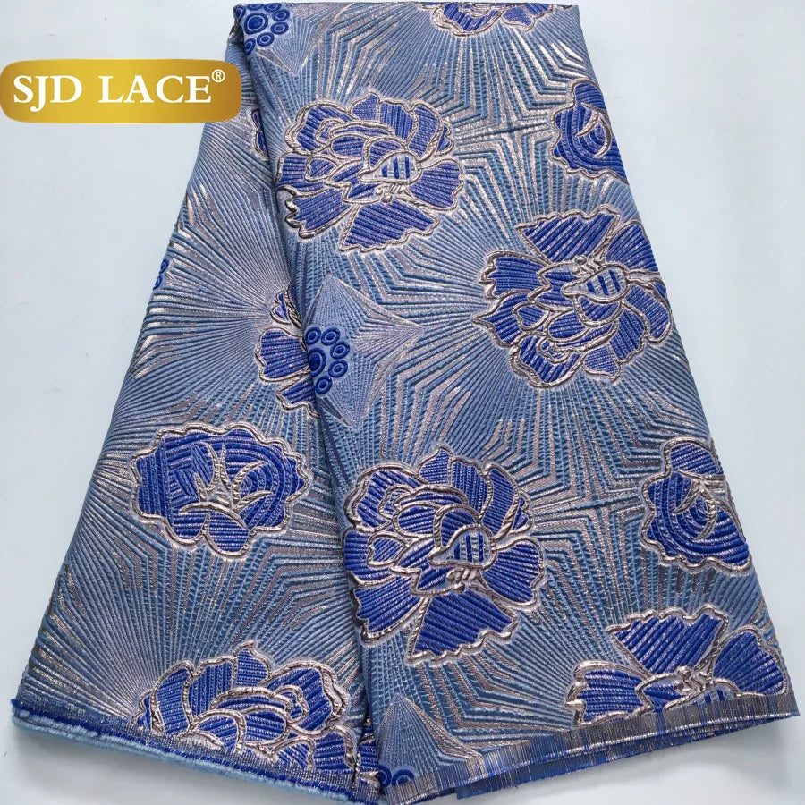 French African Jacquard For Women's Party Dresses 5 yards