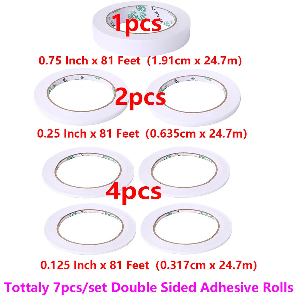 Ink Blending Foam Refill & Brush Set with Adhesive Roll for Cardmaking Tools