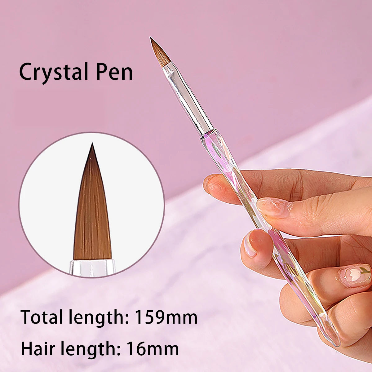 8pcs Nail Drawing & Painting Brush Set for UV Gel