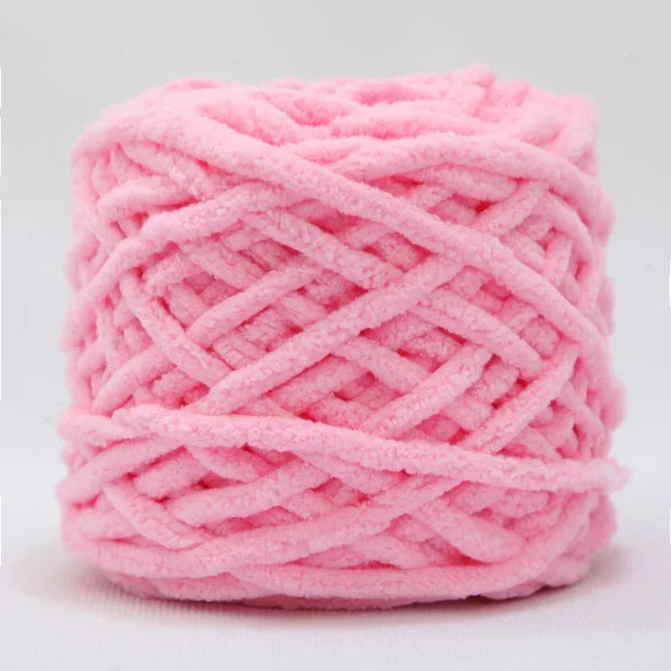 100g/ball Chenille Knitting, Soft Ice Strip Line Cotton Yarn