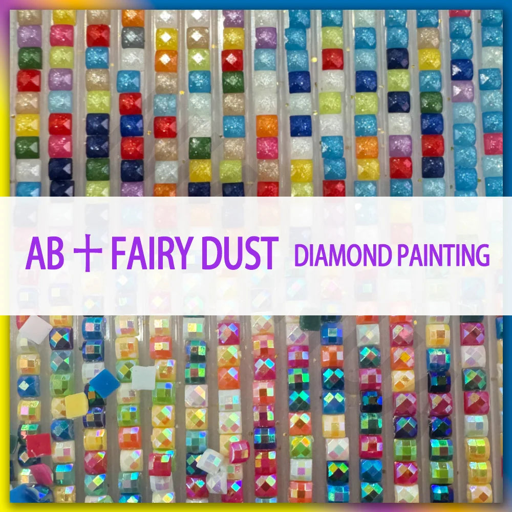 AB 5D Fairy dust 2025 Ballerina Princess Diamond Painting.